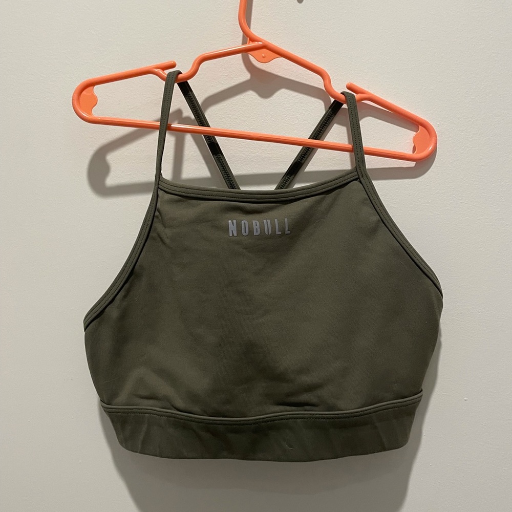 High neck nobull sports bra